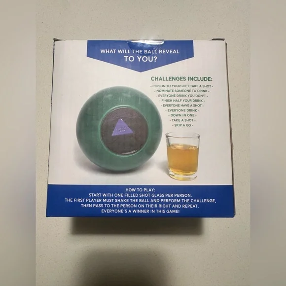 NIB Big Shot Drinking Game with Glasses - Picture 6 of 6